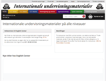 Tablet Screenshot of englishcenter.dk